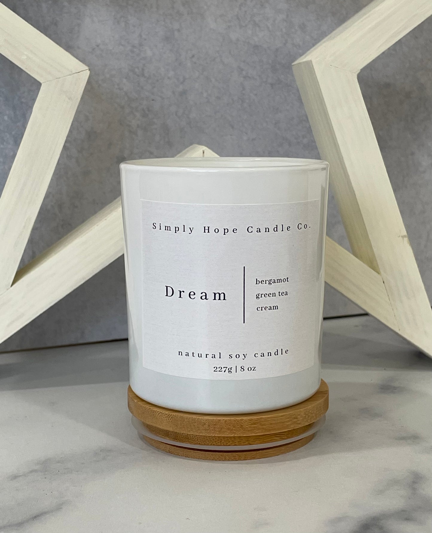 Soy Wax Candle, Dream Scent, All Natural, Home Decor, Gift for Her, Hostess Gift, Non-Toxic, Fresh Scent Candle, Hand Made Candle