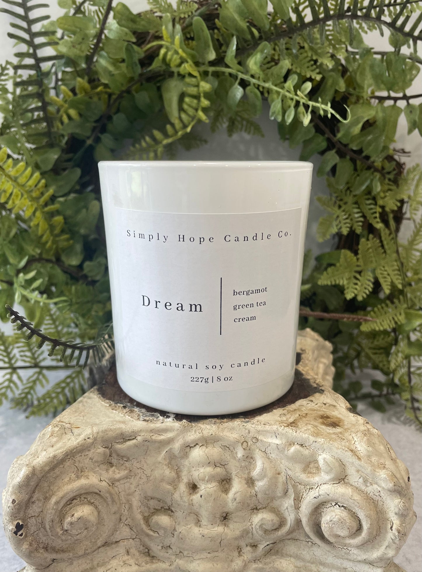 Soy Wax Candle, Dream Scent, All Natural, Home Decor, Gift for Her, Hostess Gift, Non-Toxic, Fresh Scent Candle, Hand Made Candle