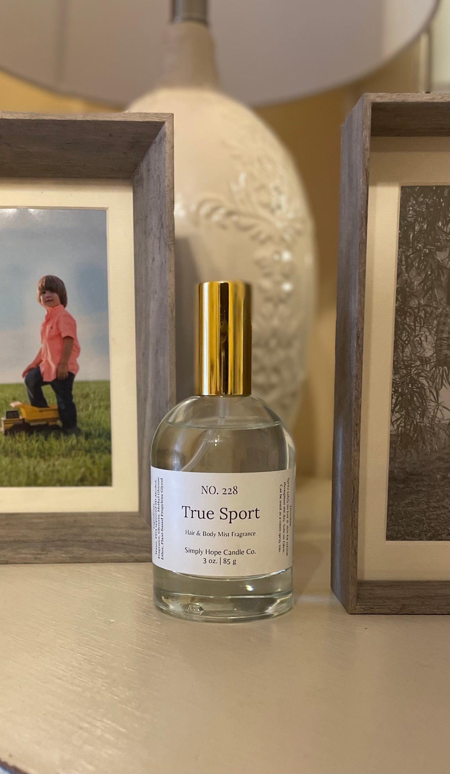 Body Spray, Hair & Body Mist, 3 oz., True Sport, Multi Purpose, Room and Linen Spray