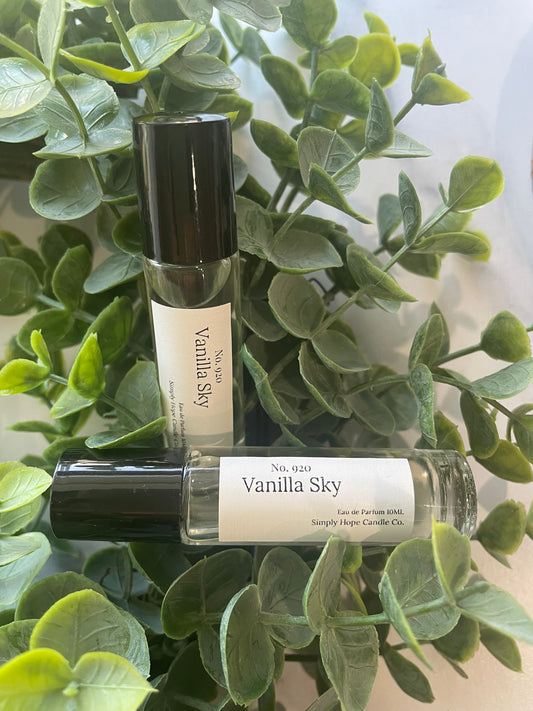 Perfume Rollerball 10 ml., Vanilla Sky, Fresh Clean Everyday Scent, Gourmand Scent