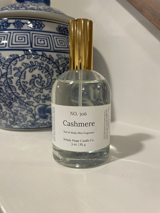 Body Spray, Hair & Body Mist, 3 oz., Cashmere, Multi Purpose, Room and Linen Spray