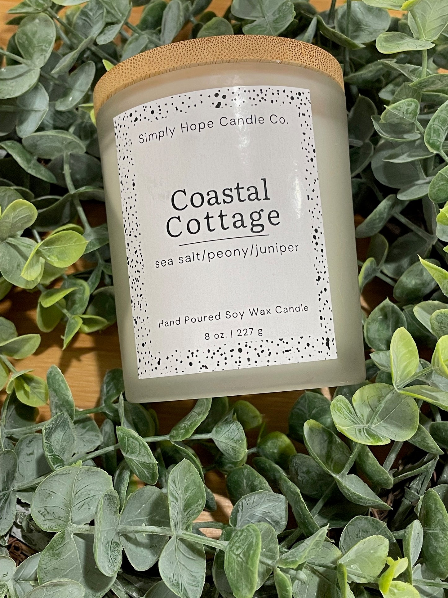 Handmade Soy Wax Candle Coastal Cottage Gift Small Batch Aromatherapy