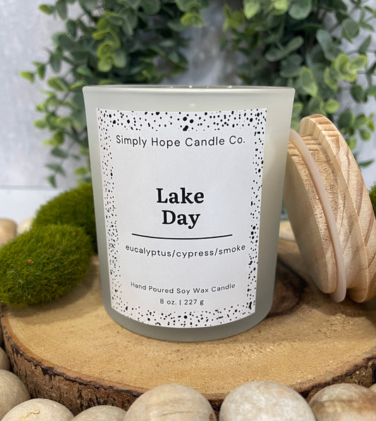 Lake Day Soy Candle