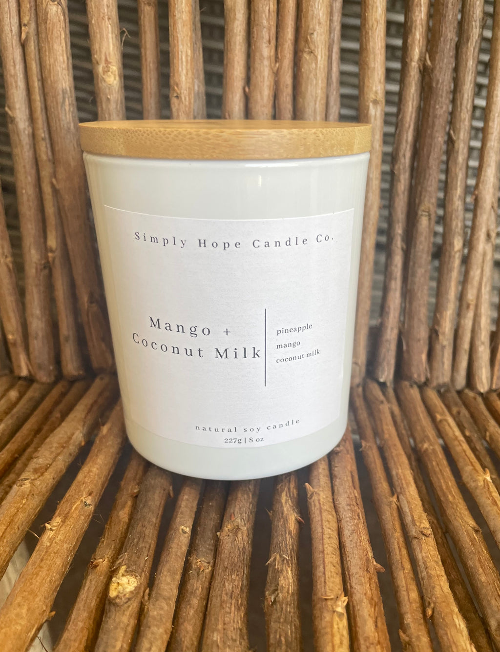 Mango + Coconut Milk (pineapple + mango + coconut milk)