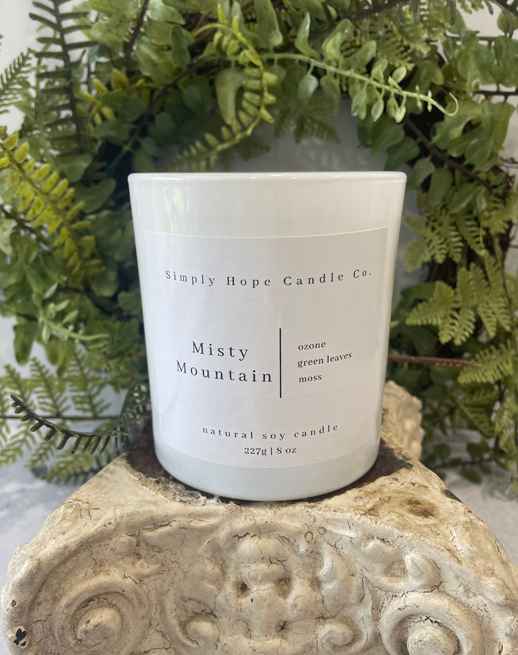 Misty Mountain (ozone + green leaves + moss)