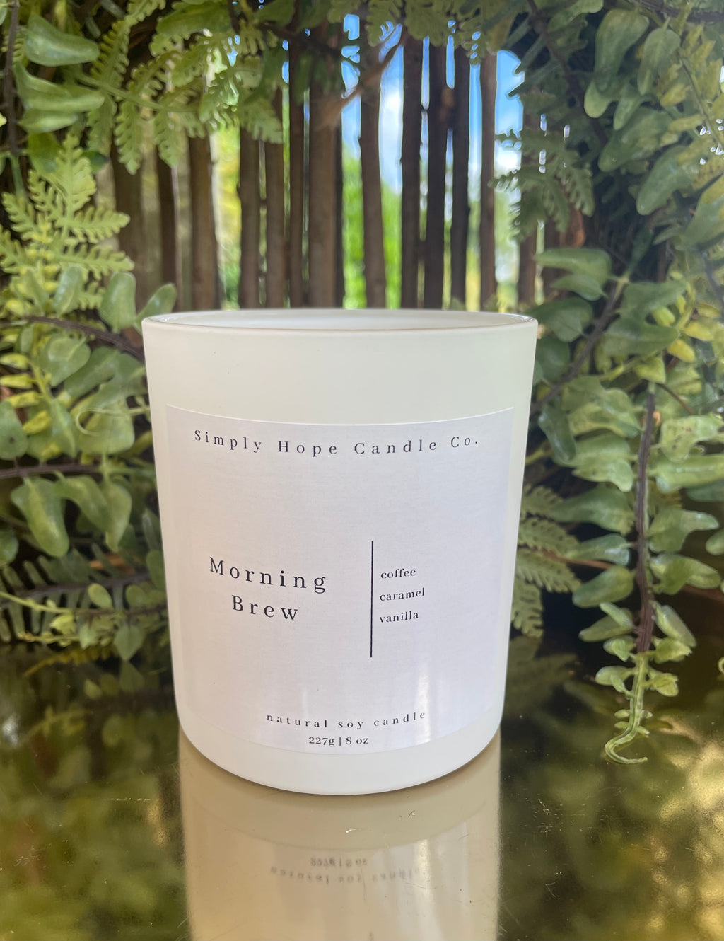 Morning Brew (coffee + caramel + vanilla)