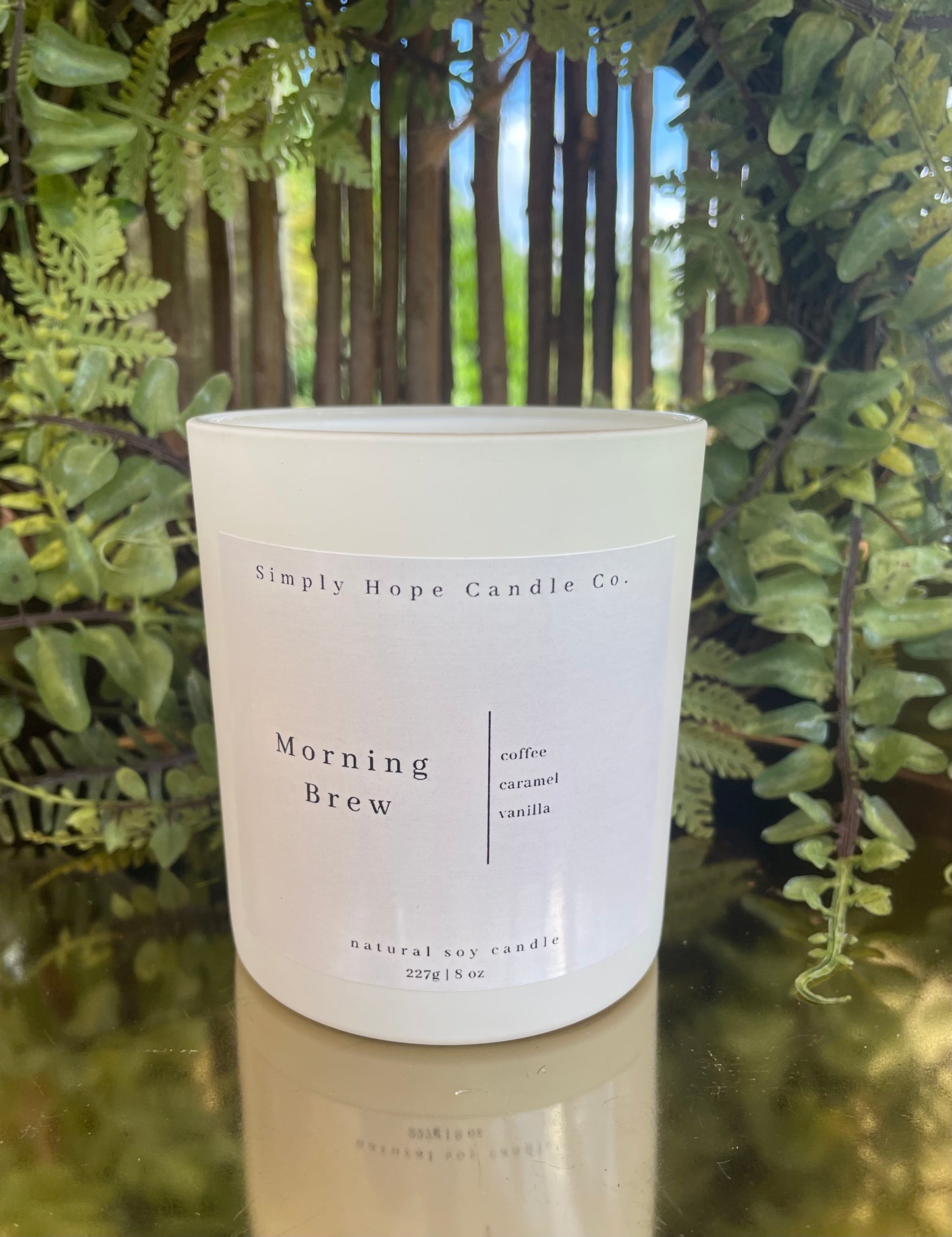 Soy Wax Candle, Morning Brew Scent, All Natural, Home Decor, Gift for Her, Hostess Gift, Non-Toxic, Hand Poured