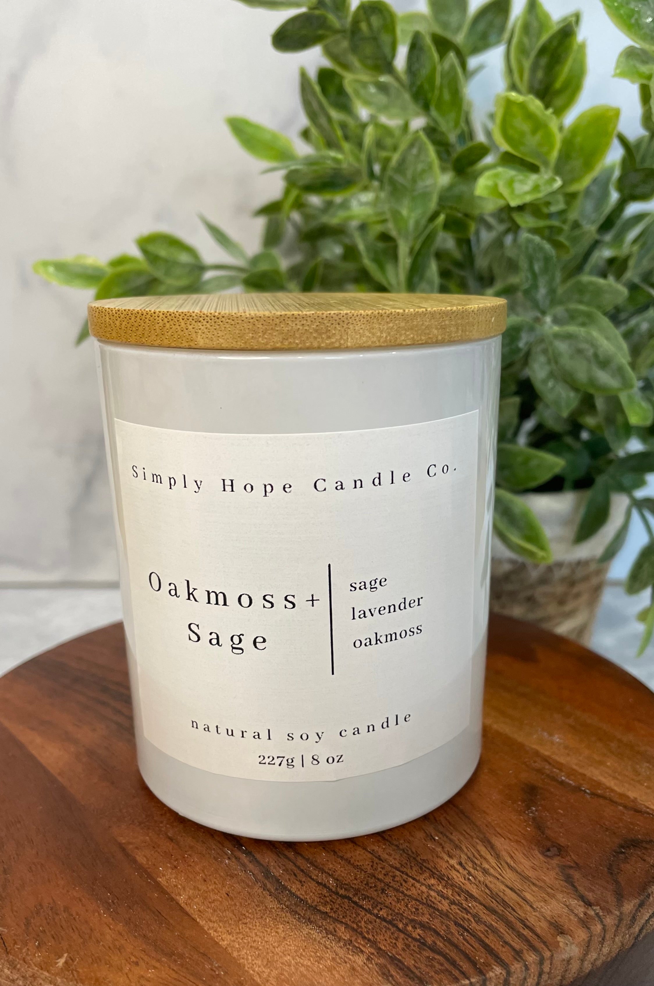 Oakmoss + Sage (sage + lavender + oakmoss)