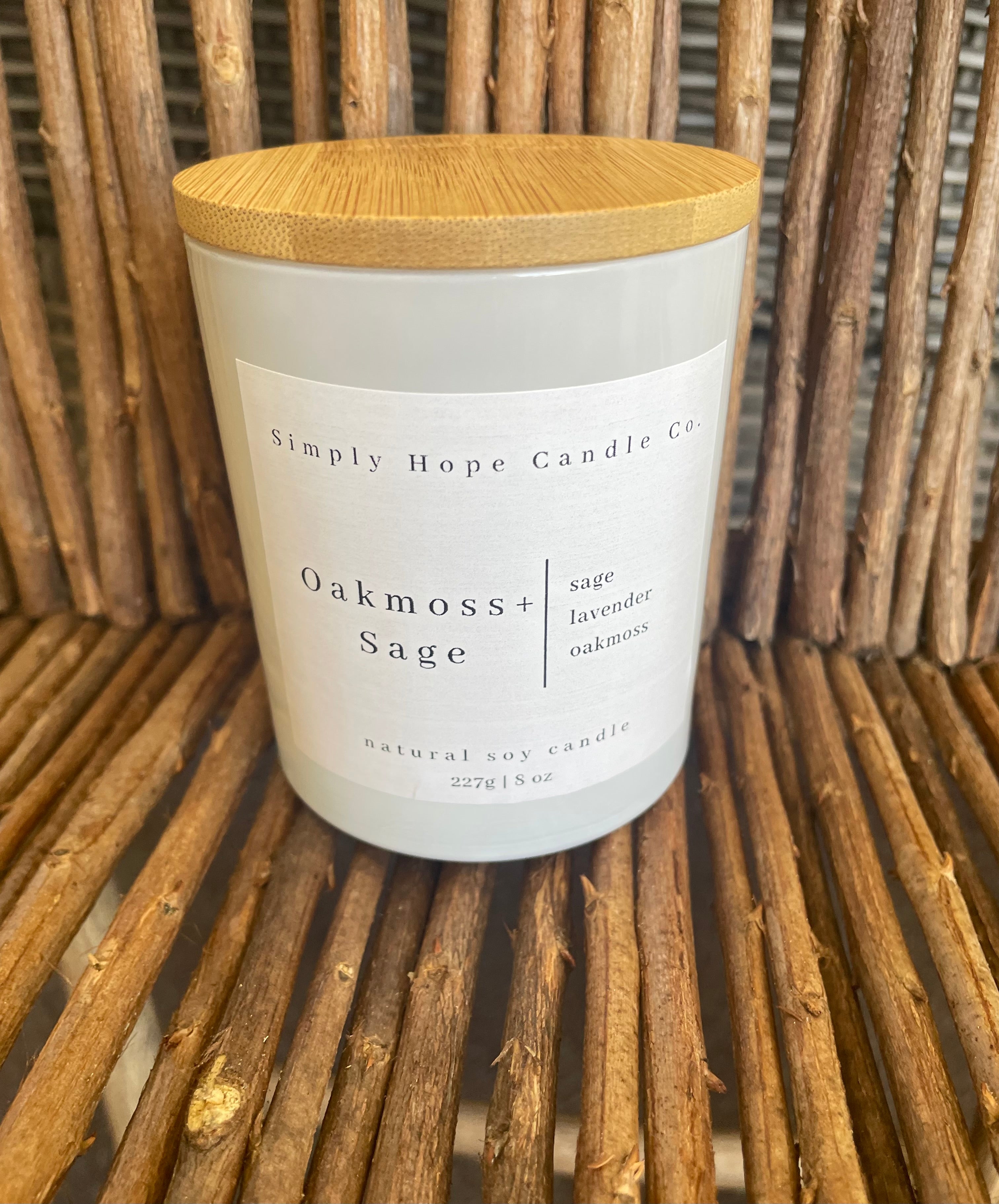 Oakmoss + Sage (sage + lavender + oakmoss)