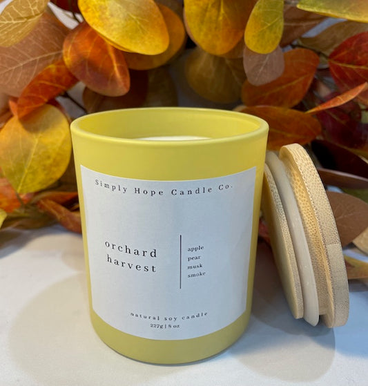 Handmade Soy Wax Candle Orchard Harvest Gift Small Batch Aromatherapy Autumn Fall