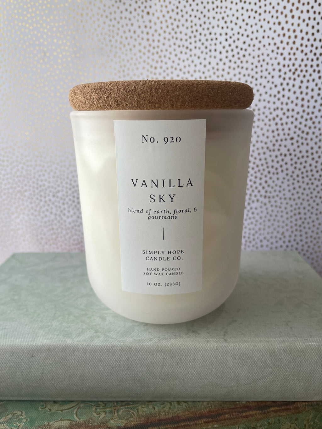 Vanilla Sky 10oz. (earth + floral + gourmand)
