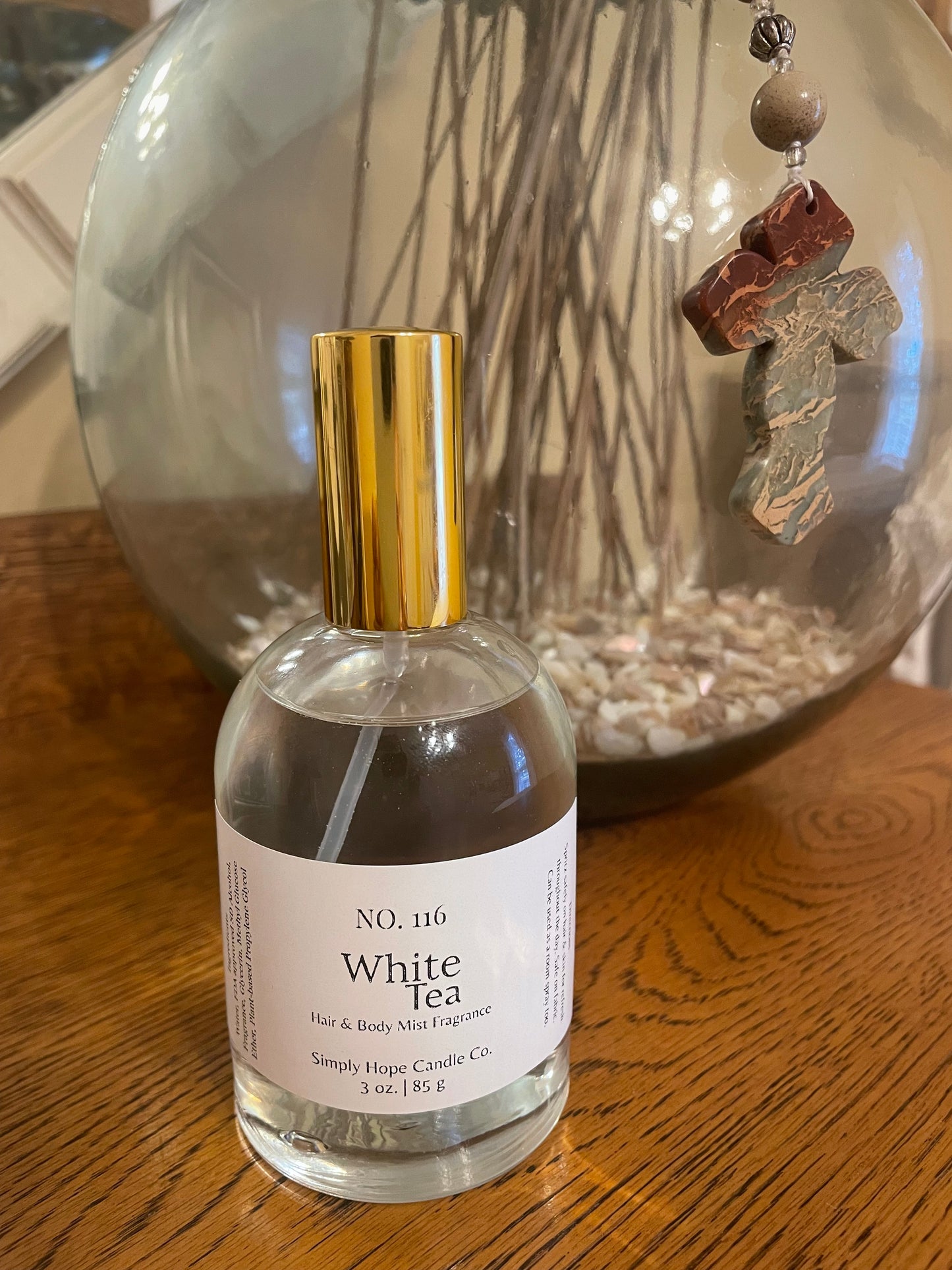 Body Spray, Hair & Body Mist, 3 oz., White Tea,  Multi Purpose, Room and Linen Spray